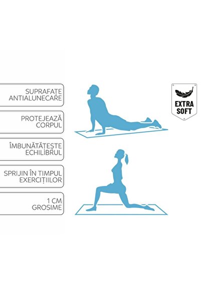 UMBRO Yoga, fitness, pilates mat, Umbro, EVA foam, 190x58 cm, red