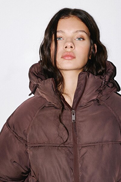 Pull & Bear Puffer jacket with hood