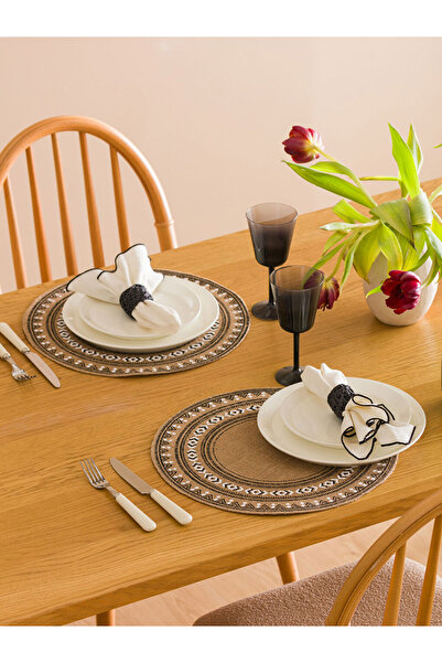 LC Waikiki Baskılı 2 Parça Amerikan Servis 38 cm