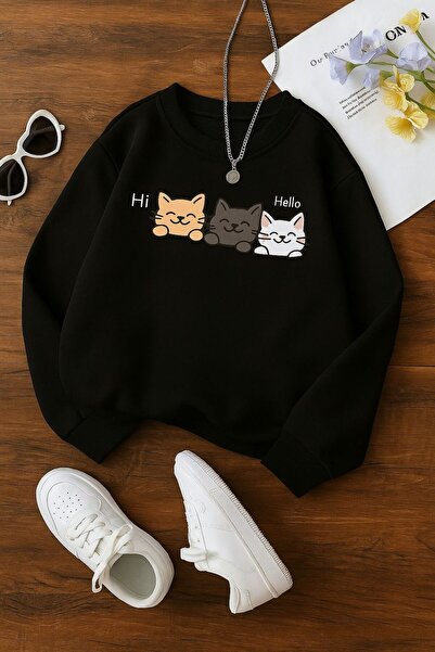 DM DOLCE MORE سترة رياضية للأطفال من الجنسين مصنوعة من القطن الممشط بثلاث خيو...