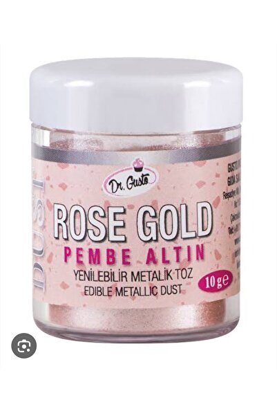 Dr. Gusto PEMBE ALTIN Rose Gold Yenilebilir metalik toz