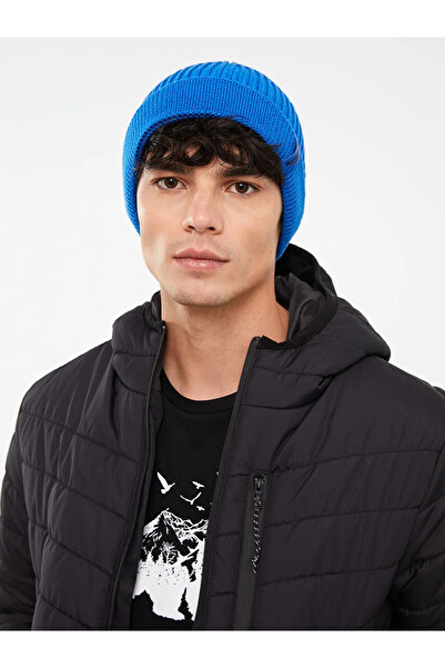 LC Waikiki XSIDE ACTIVE Черно мъжко пухено яке с качулка и свободна кройка