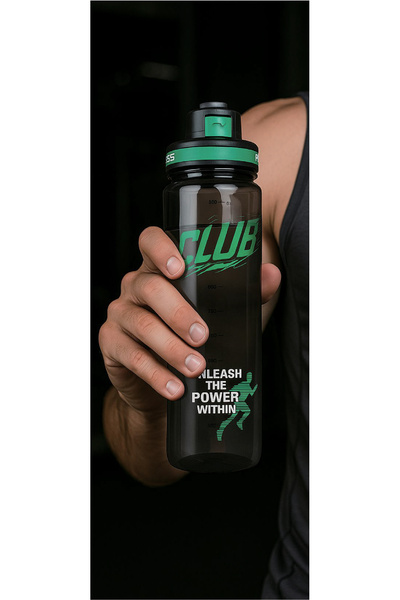 Vertik Vertek Club 1L Hygienic Plastic Lightweight Insulated Bottle for Cold Drinks and Sports