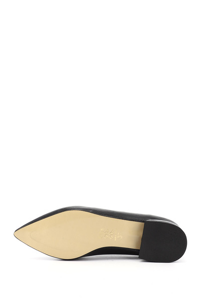 GÖNDERİ(R) Women's Black Pointed Toe Ballerinas