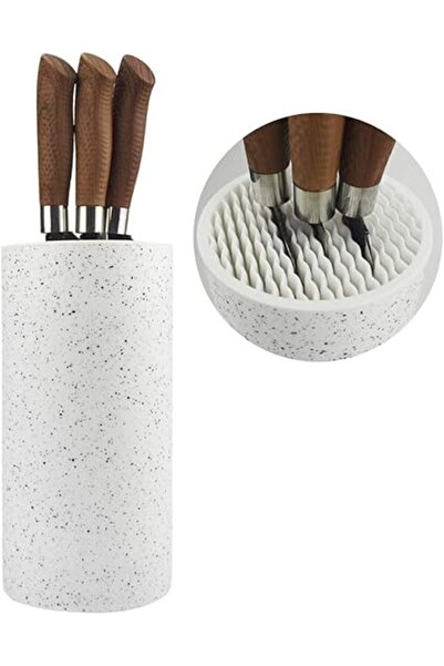 Generic ROSHS Universal Freedom Knife Storage Stand, Multi-Functional Knife Block Holder, PP Resin Round Kni