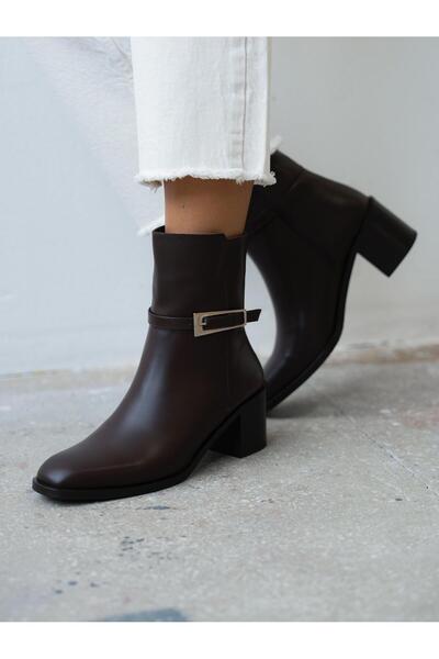 ECENİN BUTİĞİ Sutalo Kahve Hakiki Deri Bot