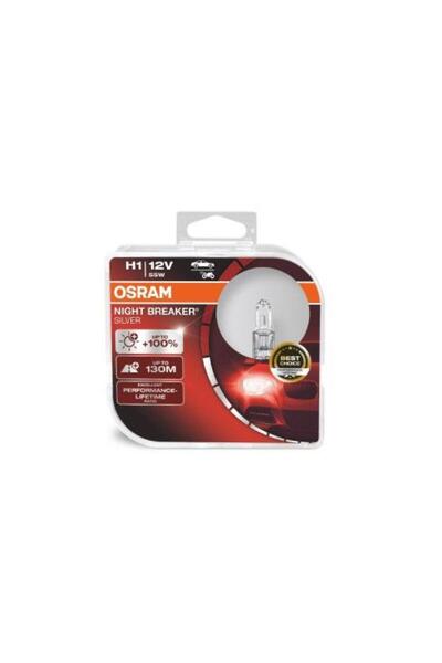 Osram Set de 2 becuri auto H1 12V 55W NIGHT BREAKER SILVER 64150NBS DUO