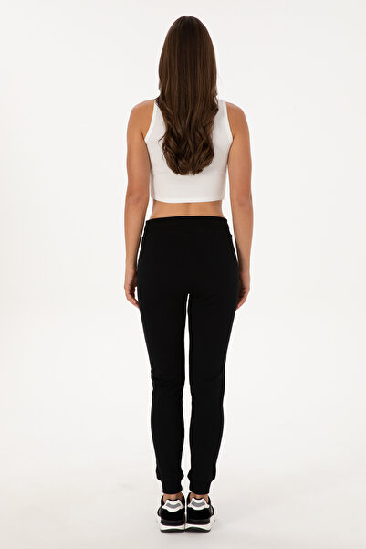 U.S. Polo Assn. Kadın Siyah Jogger Eşofman Altı 50314364-VR046