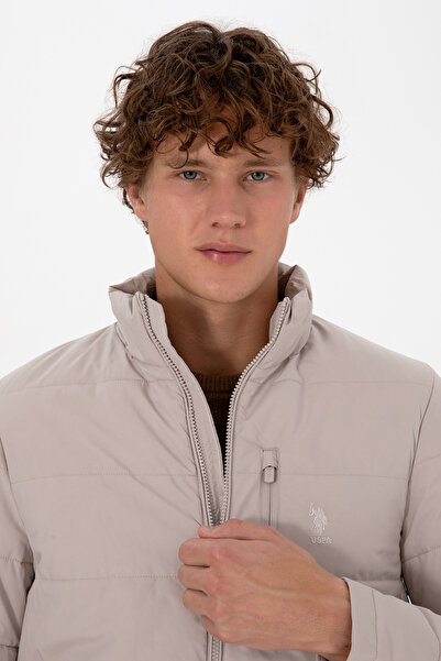 U.S. Polo Assn. Men's Stone Coat 50313337-Vr049