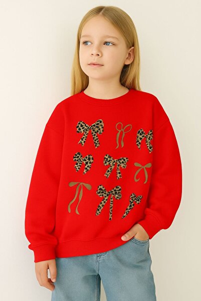 DM DOLCE MORE 3-слойна памучна унисекс детска блуза с много сърца