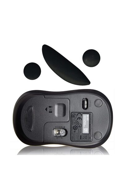 PadForce Picioare pentru mouse pentru Logitech M185, M186, M215, M221, M220B, M220 – Alunecare lină, Gaming, Birou
