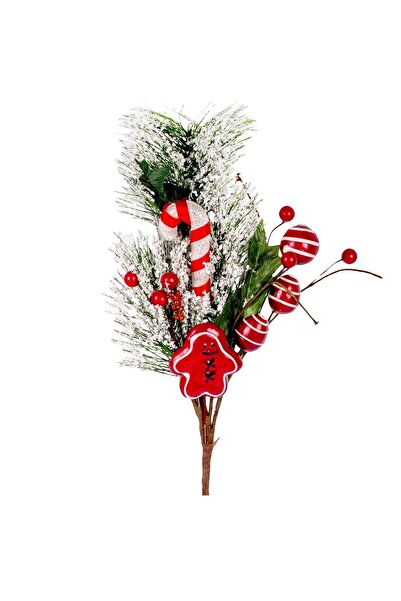 Silver Star Διακοσμητικό κλαδί χριστουγεννιάτικου δέντρου 40 εκ.