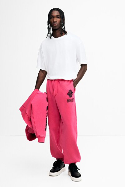 H&M Baskı Motifli Eşofman Altı Relaxed Fit