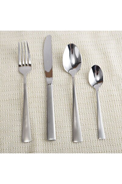 Danube Home Shams 24-Pc Stainless Steel Cutlery Set – Premium Forks, Knives & Spoons, Serves 6, Elegant Design