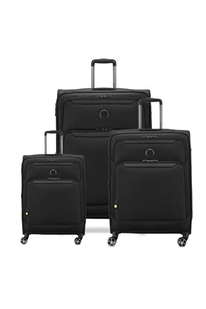 Delsey JENNIFER 3-PIECE SET 55/70/82CM (L+M+S) BLACK