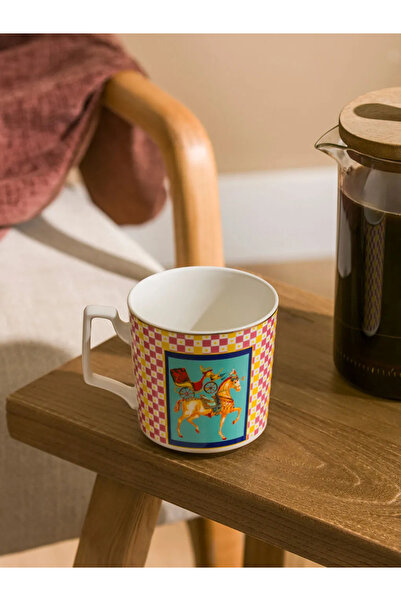 LC Waikiki Lcw Home Mixed Printed Porcelain Mug 340 ml