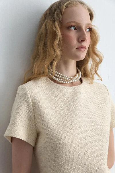 Gusto Çoklu İnci Kolye - Beyaz