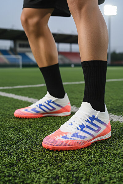 AYK'S Cizme unisex cu șosete alb-sax GH-252-149 G