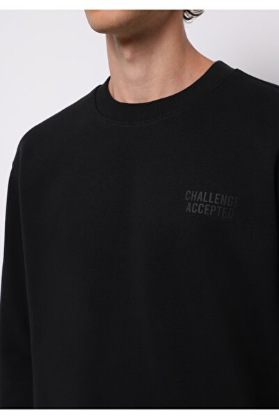 Colin's Comfort Fit Erkek Siyah Sweatshirt