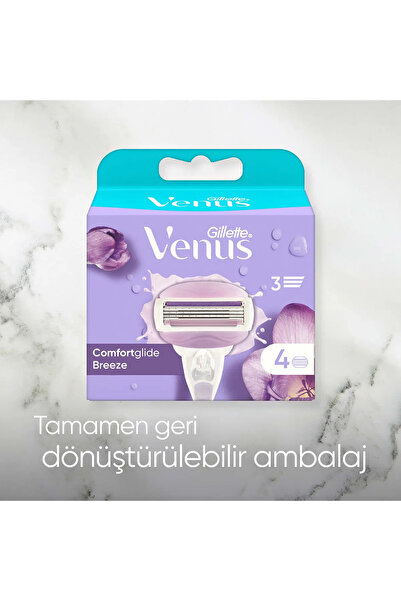 Gillette Venus Gillette Venüs Breeze For Women 4 Lü Bıçak