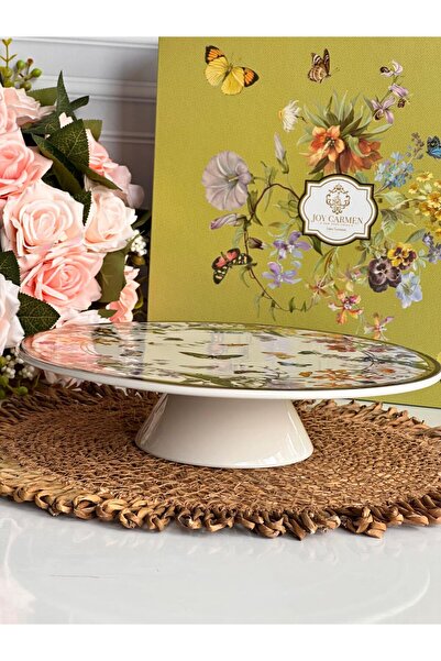ROSSEV Muse Garden Pedestal Cake Stand Round