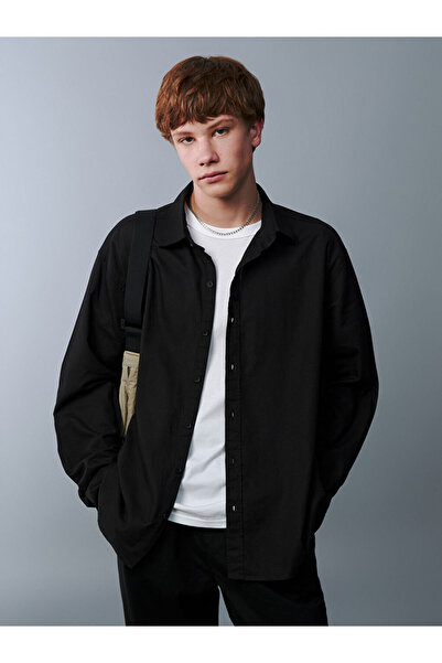 LC Waikiki Sparkling Choices Linen Blend Youth Men's Shirt from Shining Store