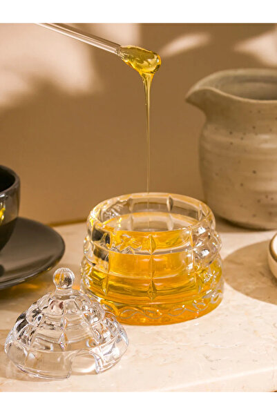 LC Waikiki Lcw Home Colorless Glass Honey Jar 9 cm