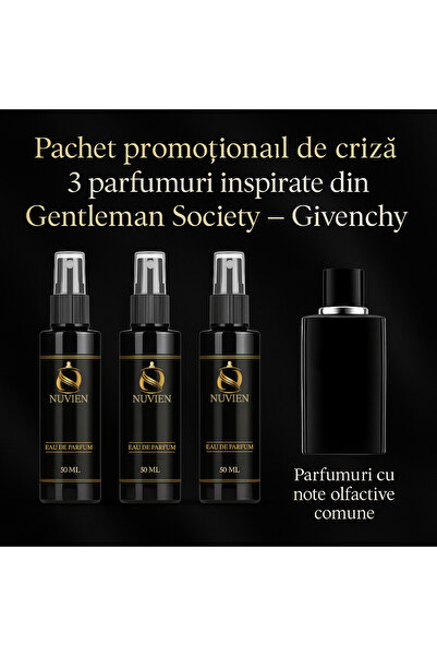 Nuvien Σετ 3 αρωμάτων 50ml – Εμπνευσμένο από την Gentleman Society G.