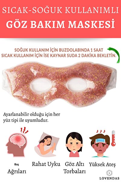 Lovendas Adjustable Hot Cold Use Gel Eye Mask