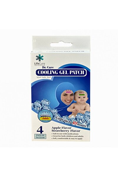 Dr. Cure Dr. Cure Fever Reducer Plaster for Children and Adults, 5 x 12 cm - Pack of 4 Patches
