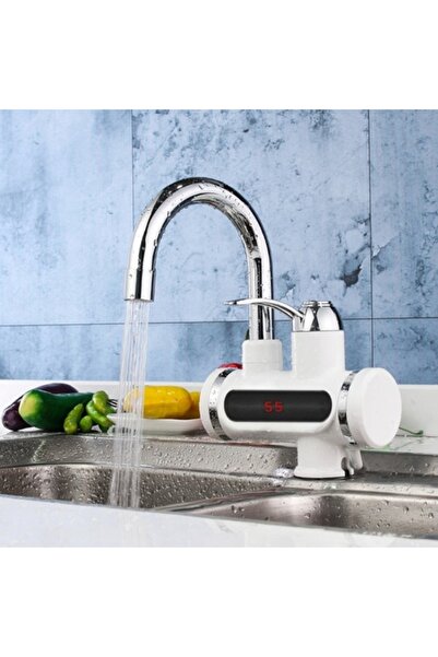 KESNUP Robinet electric flexibil pentru încălzirea apei, alb