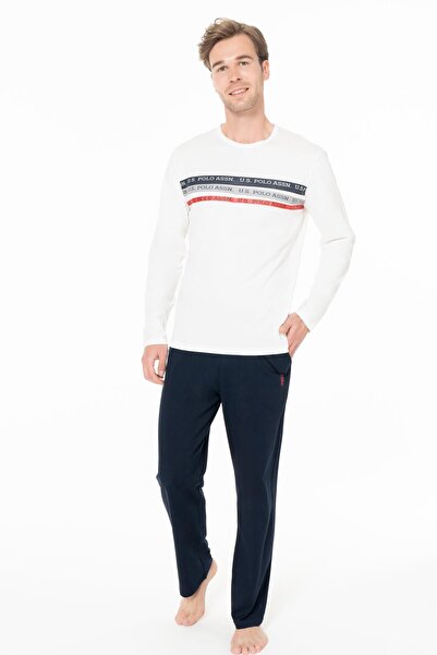 U.S. Polo Assn. Set de îmbrăcăminte pentru acasă, din bumbac pieptănat, țesut...