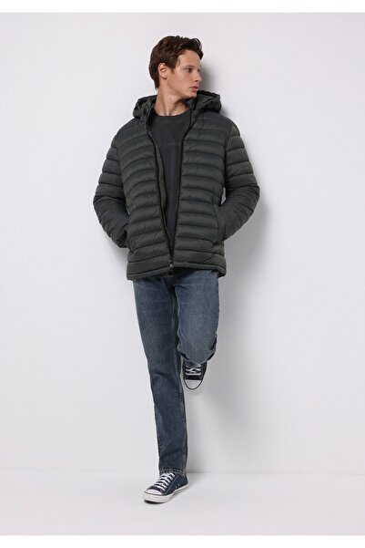 Colin's Slim Fit Erkek Yeşil Mont