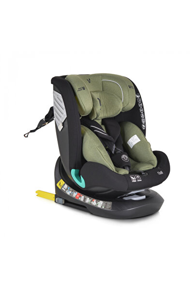 Cangaroo Scaun auto cu Isofix Quill I-size 40-150 cm Green,Sezut rotativ 360 ...