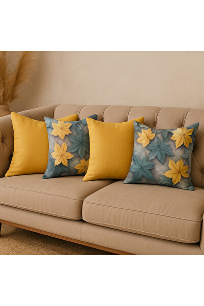 Elyona 4’lü Bohem Dekoratif Kırlent Seti – Dijital Duck Kumaş 4 AL 3 Öde