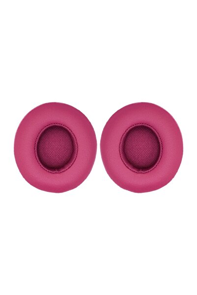 PadForce Pernițe pentru urechi pentru căști Beats Solo 3, Solo 2 Wireless, On-Ear - Vișiniu, Piele