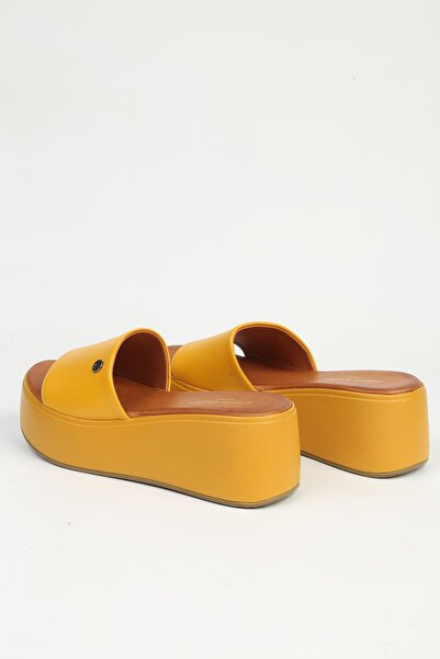 Pierre Cardin Women's Yellow Slippers