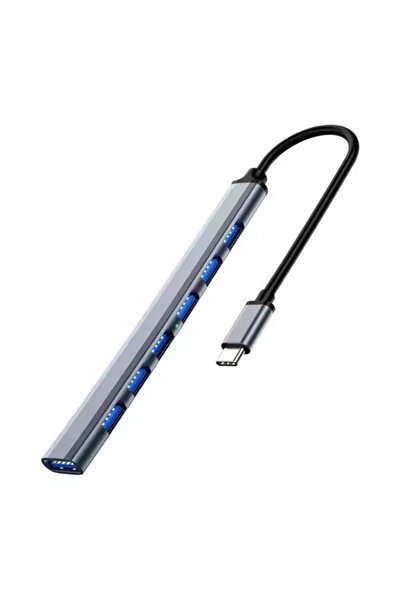 Nemere ZR289 Ads 303/C Type-C 7 Port Metal Usb Hub NemereHome