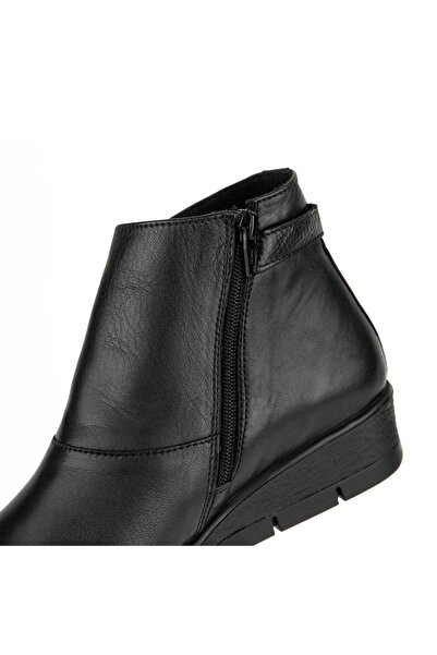 Muya Neoma 6 Nokta Anatomik Taban Topuk Dikeni Hakiki Deri Kadın Bot