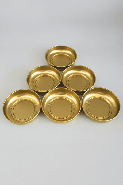 Sarkap Home 6'lı Gold Çerezlik Seti
