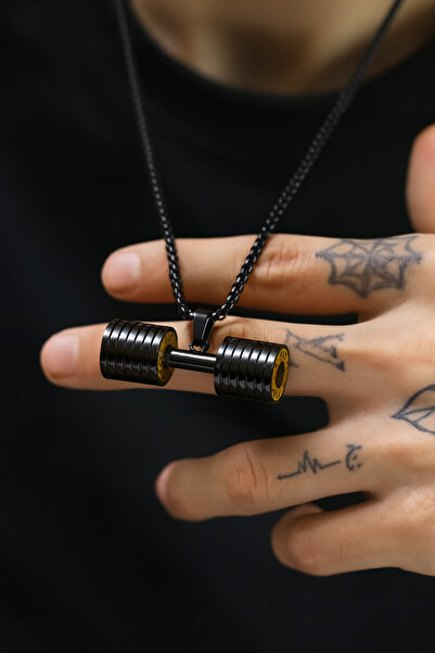 Z&T ACCESORIES DUMBELL AĞIRLIK TASARIMLI KOLYE