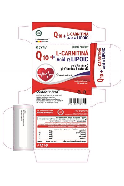 Cosmo Pharm Q10 L-Carnitina Acid Alfa Lipoic