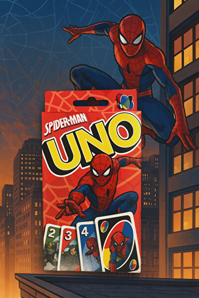 Marka “Spider-Man UNO – Örümcek Gücüyle Eğlenceyi Katla!” 🕷️🎴