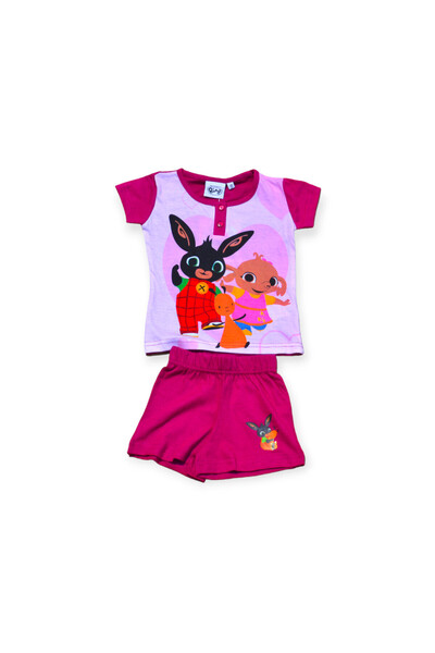 Bing Pijamale copii cu maneca scurta, 100% bumbac, multicolor,