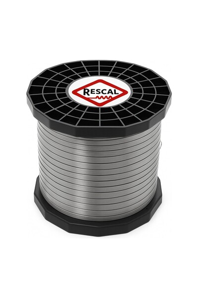 Aperam Rescal Fransız Menşeili Yassı Rezistans Teli - Isıtıcı Tel -(2mm x 0.1...
