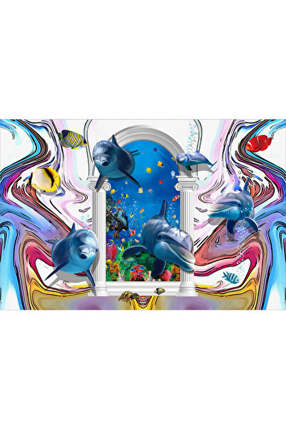 VIODESIGN Fototapet Copii, autoadeziv, Copac Fantezie , multicolor, 120x200 c...