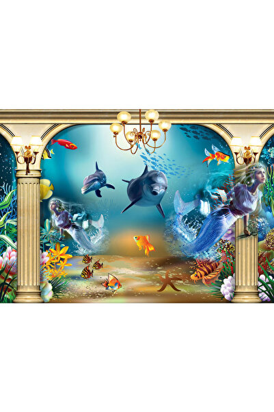 VIODESIGN Fototapet Copii, autoadeziv, Catei Desenati , multicolor, 120x200 c...