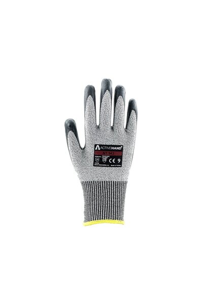 ACTIVEHAND قفازات مقاومة للقطع مصنوعة من البولي إيثيلين المغطى بالنيتريل الرغ...