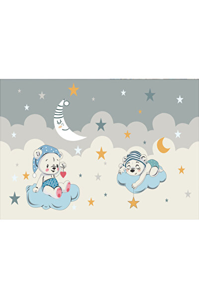 VIODESIGN Fototapet copii Ursuleti Somnorosi Abstract, autoadeziv, 120x200 cm