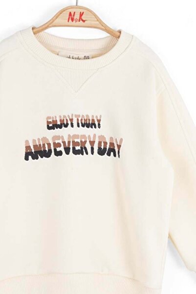 NK Baby Boy Enjoy Sweatshirt 1-4 Years Cream